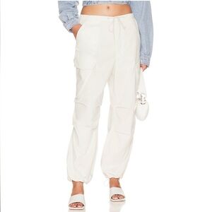 Agolde Ginerva Cotton‎ Cargo Pants white size small